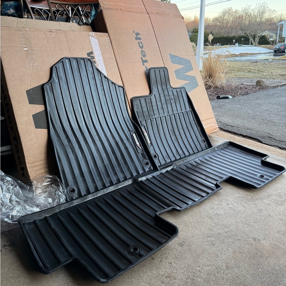 2022 Acura MDX ASPEC All Weather Black Car Floor Mats